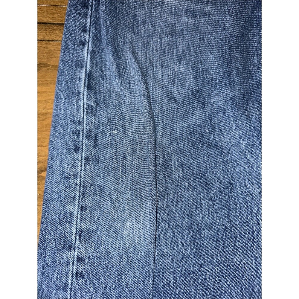 501 Original Fit Jeans Button Fly Medium Wash W34 L30 - Picture 6 of 15